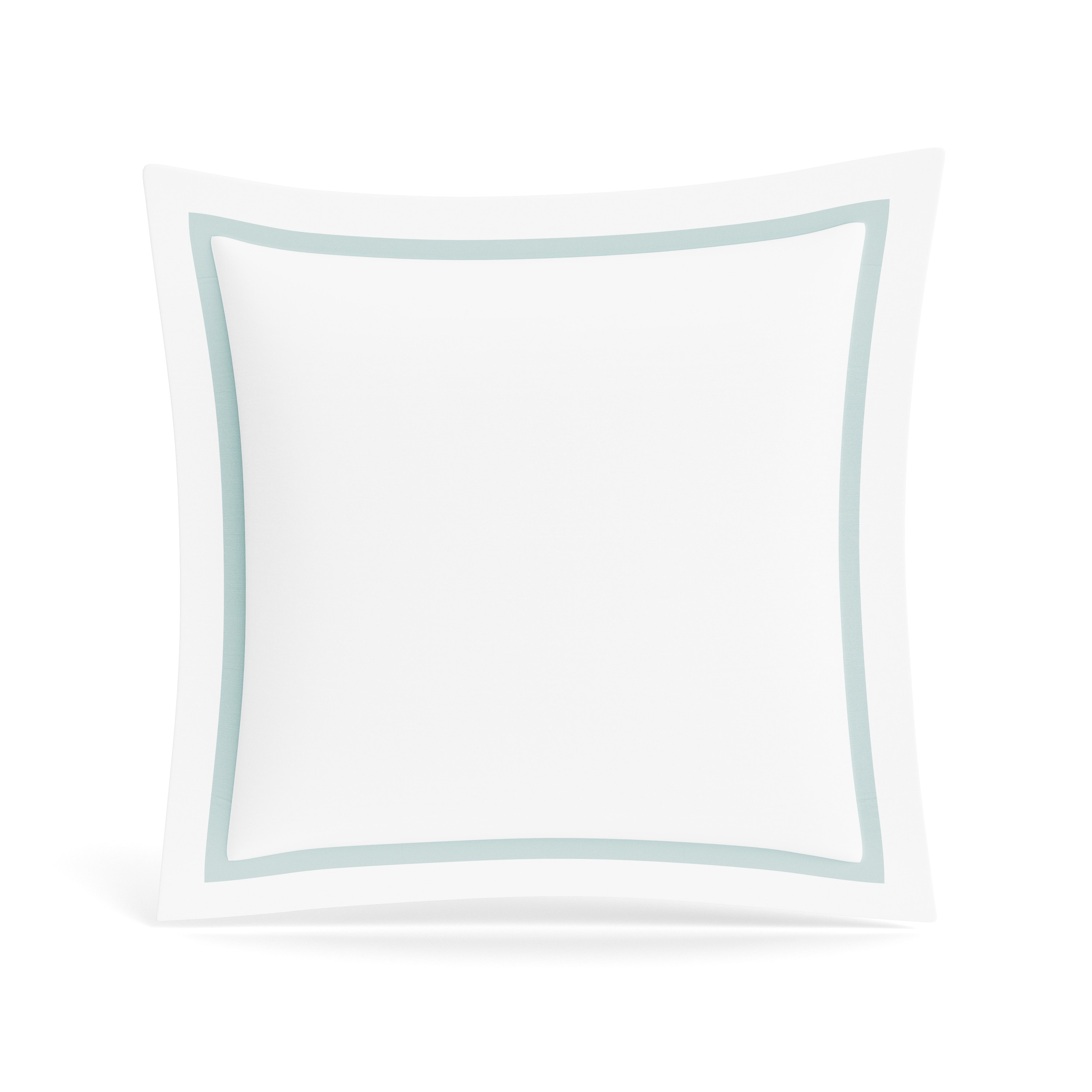Ready to Bed 2.0 Cotton & Trim Sham - Soft Luxury Bed Pillow Sham for Queen/King Size - Perfect for Master Bedroom, Guest Room & Hotel Decor