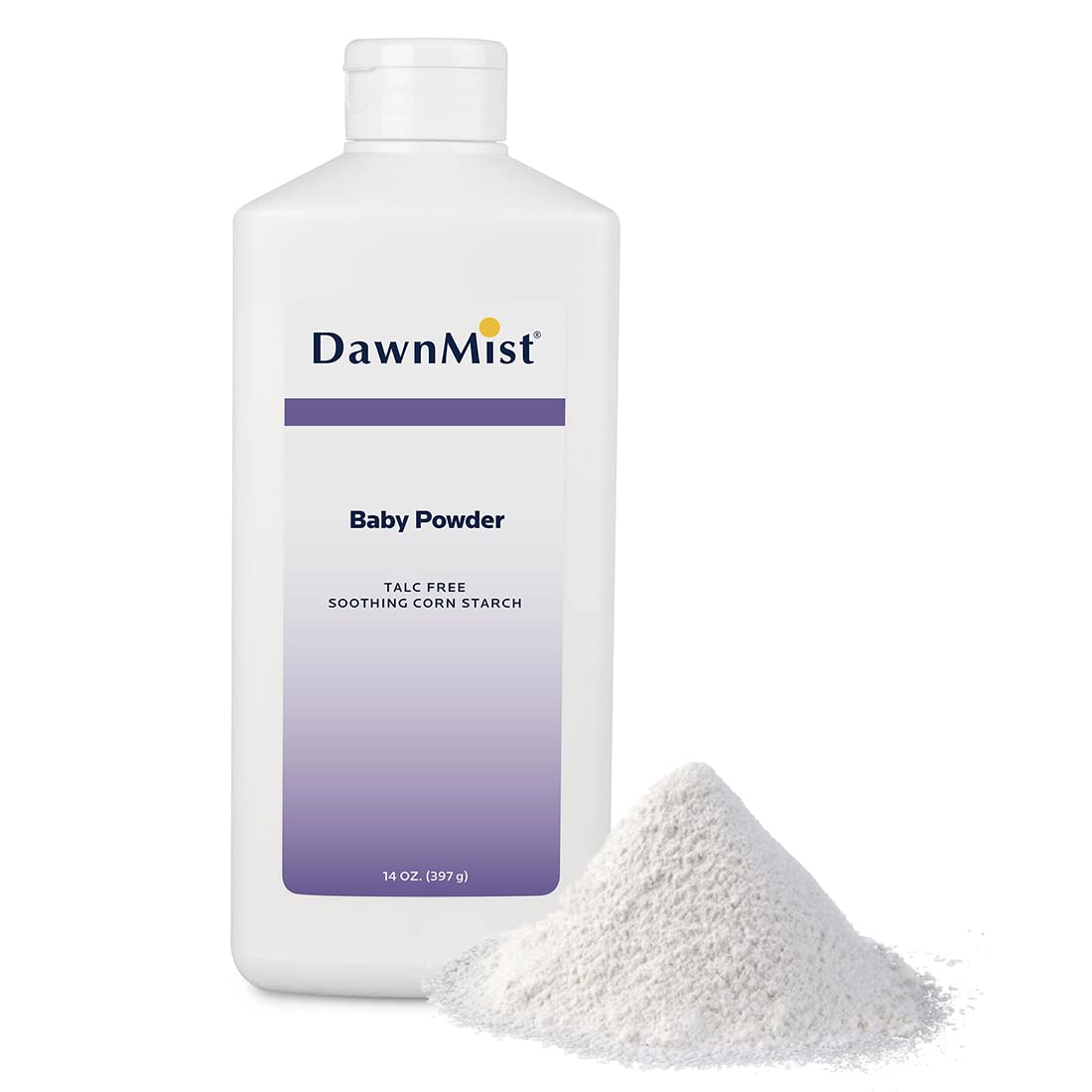 24 Pack Baby Powder - 14 oz Corn Starch Talc-Free Formula with Aloe & Vitamin E | Hypoallergenic, Prevents Diaper Rash & Moisture Absorption | Gentle Care for Babies' Delicate Skin | Perfect for Daily Diaper Changes & Sensitive Skin Care