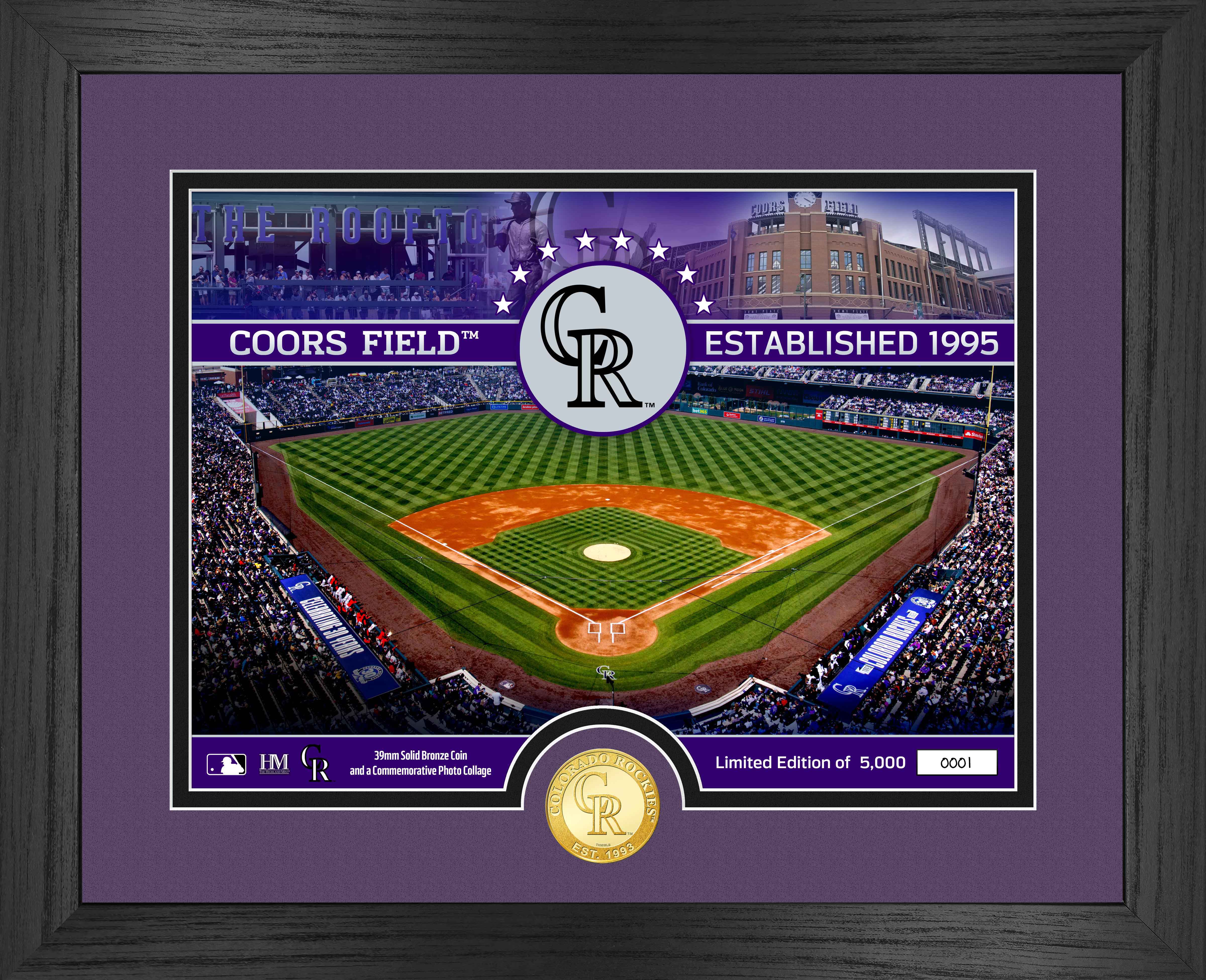 Colorado Rockies Commemorative Bronze Coin - Limited Edition Stadium Photo Mint - Perfect for Baseball Fans, Collectors & Sports Memorabilia Gifts