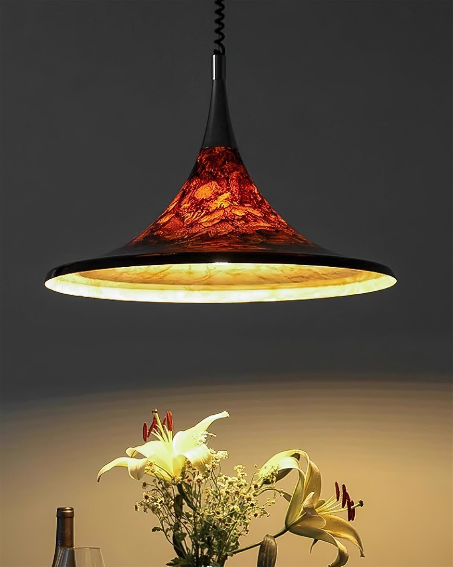 Horn of Light Pendant Lamp - Modern Nordic Style Chandelier for Living Room, Bedroom & Dining Room Decor