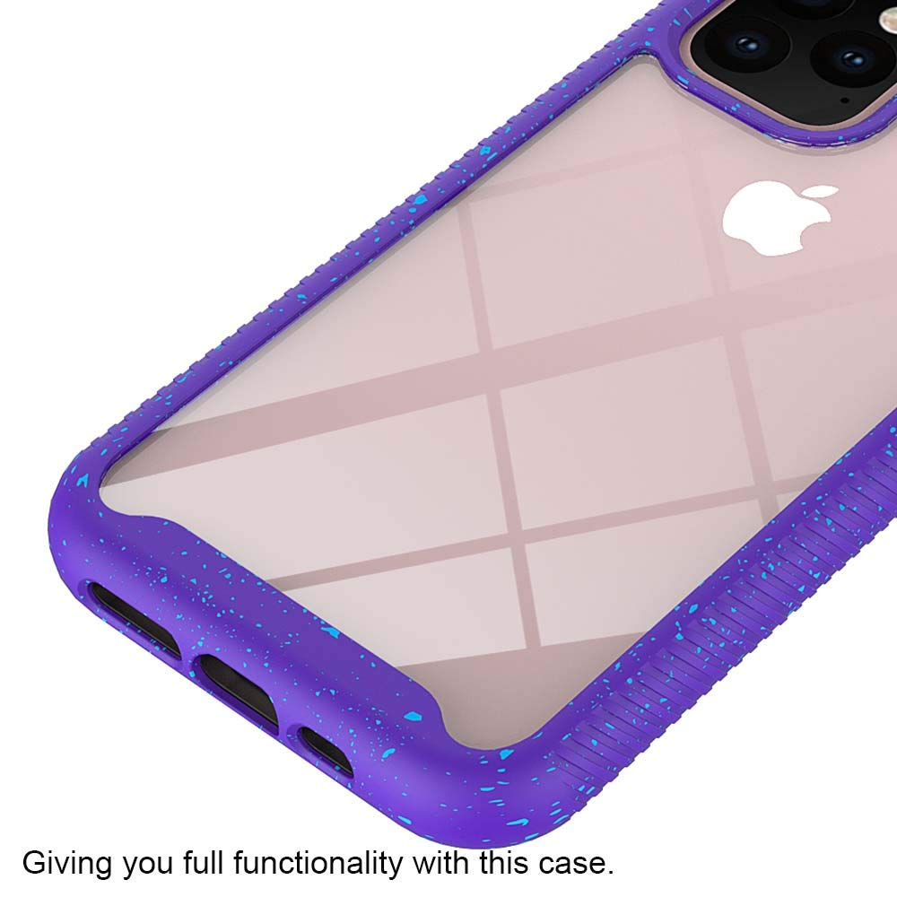 Transparent Hard PC Case for iPhone 11 Pro Max (6.5 inch) - Crystal Clear Slim Hybrid Protective Cover with Soft TPU Bumper & Hard PC Back | Shockproof Heavy Duty Design | Perfect for Everyday Use, Travel, and Work