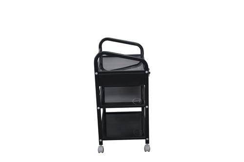 3 Tier Portable Salon Trolley BA6039 - Professional Rolling Beauty Cart for Hair Stylists, Nail Tech & Makeup Artists - Perfect for Salon, Spa & Home Use