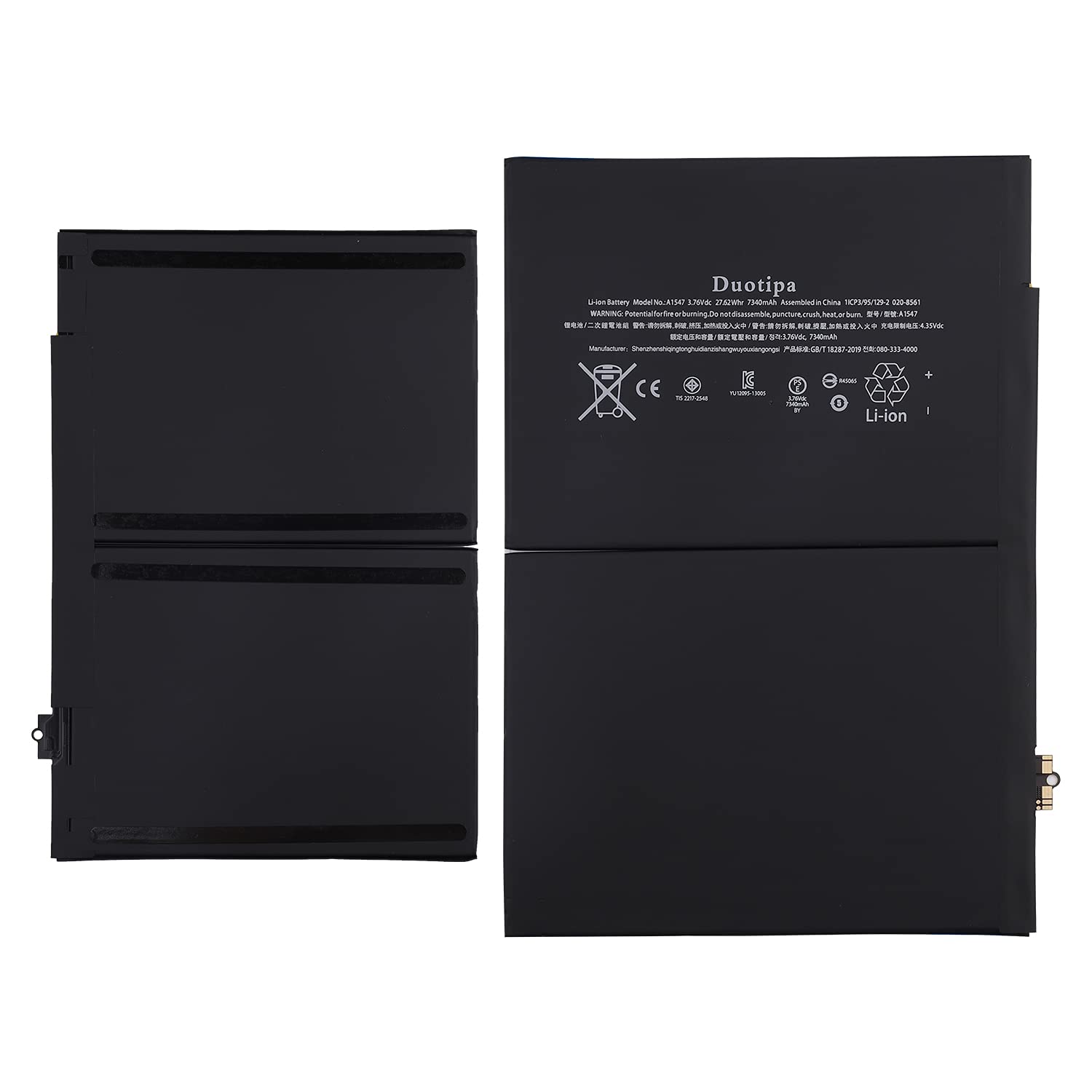 Original Title: Duotipa A1547 Compatible with Apple iPad Air 2/iPad 6 A1566 A1567 MGKL2LL/A MGL12LL/A with Repair Tool Kit   Optimized Title: **Duotipa A1547 Replacement Screen for Apple iPad Air 2 & iPad 6 (Model A1566/A1567/MGKL2LL/A/MGL12LL/A) - Full Repair Kit with Tools | DIY Fix for Cracked or Damaged Displays**