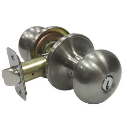 TG TFX200B KA3 Satin Nickel Mushroom Entry Knob Set (66-Pack) – Durable Door Hardware for Homes, Offices & Commercial Spaces