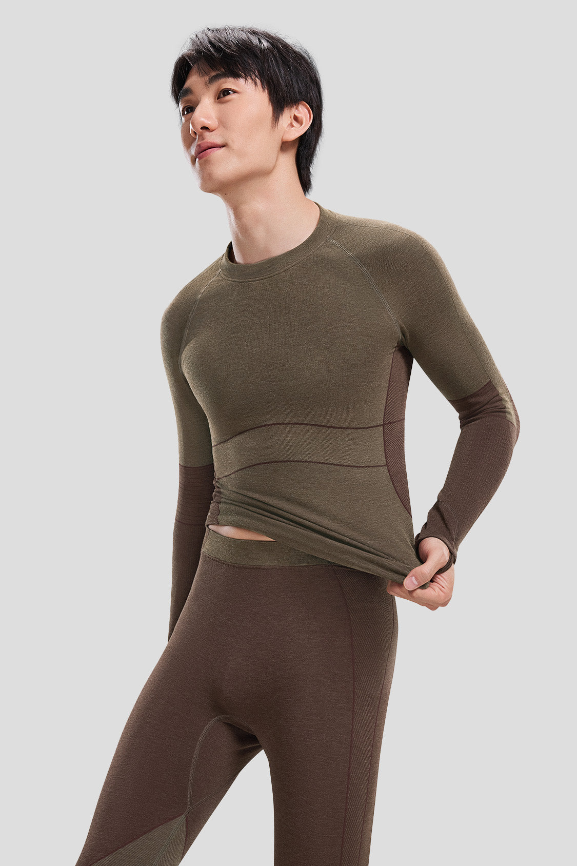 SportFlex Men's Performance Base Layer Set - Moisture Wicking Thermal Underwear for Running, Hiking & Cold Weather Activities