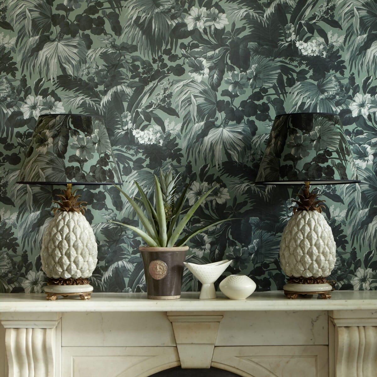LIMERENCE Wallpaper Fern - Premium Botanical Wall Decor for Home & Office | Perfect for Living Room, Bedroom, and Workspace Aesthetics