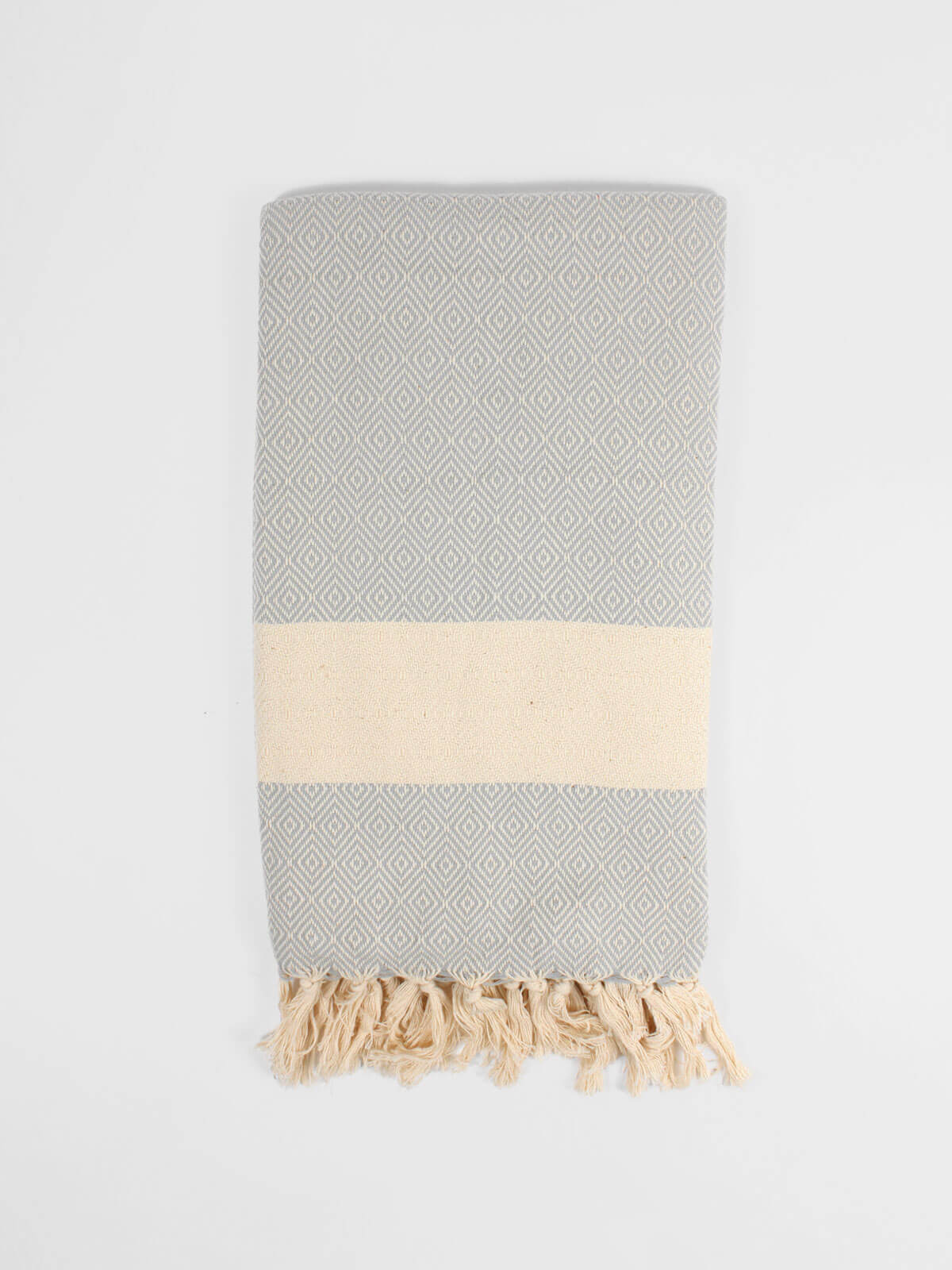 Premium Nordic Hammam Towel - Soft & Absorbent Pearl Grey Bath Sheet for Spa, Yoga & Beach - Luxury Turkish Peshtemal Towel for Women & Men