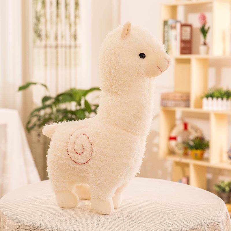 Soft and Cute Alpaca Llama Plush Toy - Kawaii Stuffed Animal for Kids, Girls, Boys - Perfect for Cuddling, Gifts, and Room Decor