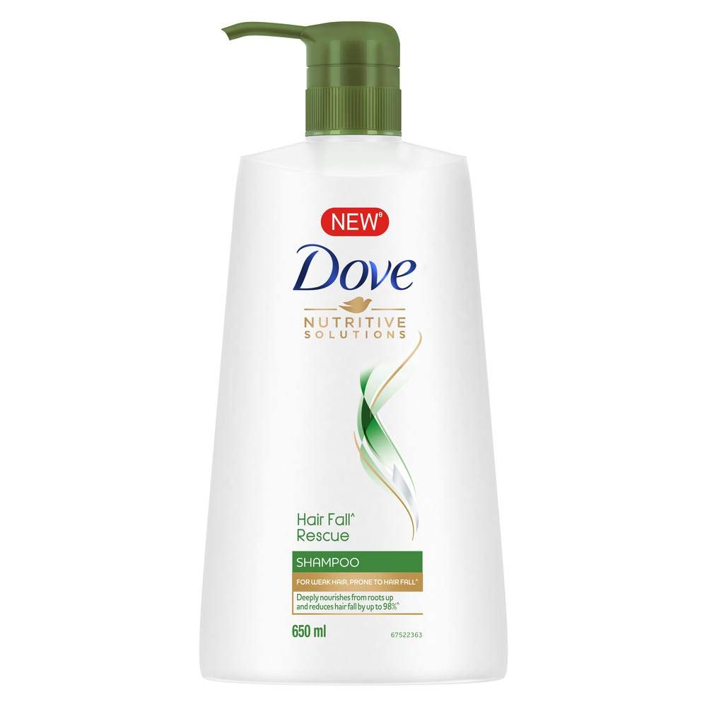 Dove Hair Fall Rescue Shampoo 650ml & Intense Repair Shampoo 340ml - Strengthening & Damaged Hair Treatment for Women & Men - Daily Hair Care for Thinning & Breakage Prone Hair