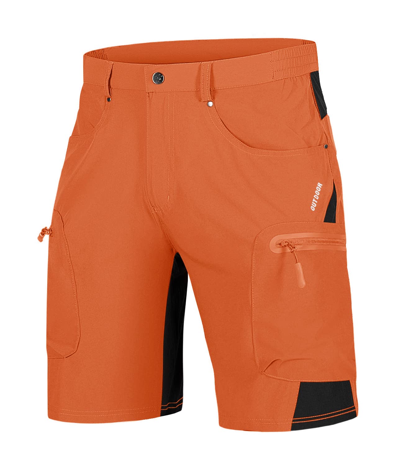 TACVASEN Men's Cycling Shorts - Mountain Bike Shorts for Men, Quick Dry, Breathable with Zip Pockets - Perfect for Outdoor Biking, Hiking & Gym Workouts