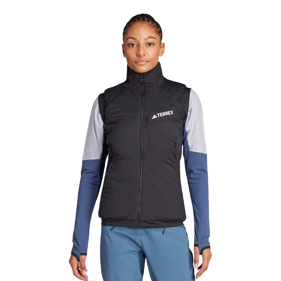 Adidas Women's Echrock Stretch Primaloft Vest (HJ7356) - Lightweight Insulated Puffer Vest for Outdoor Activities, Hiking & Winter Sports