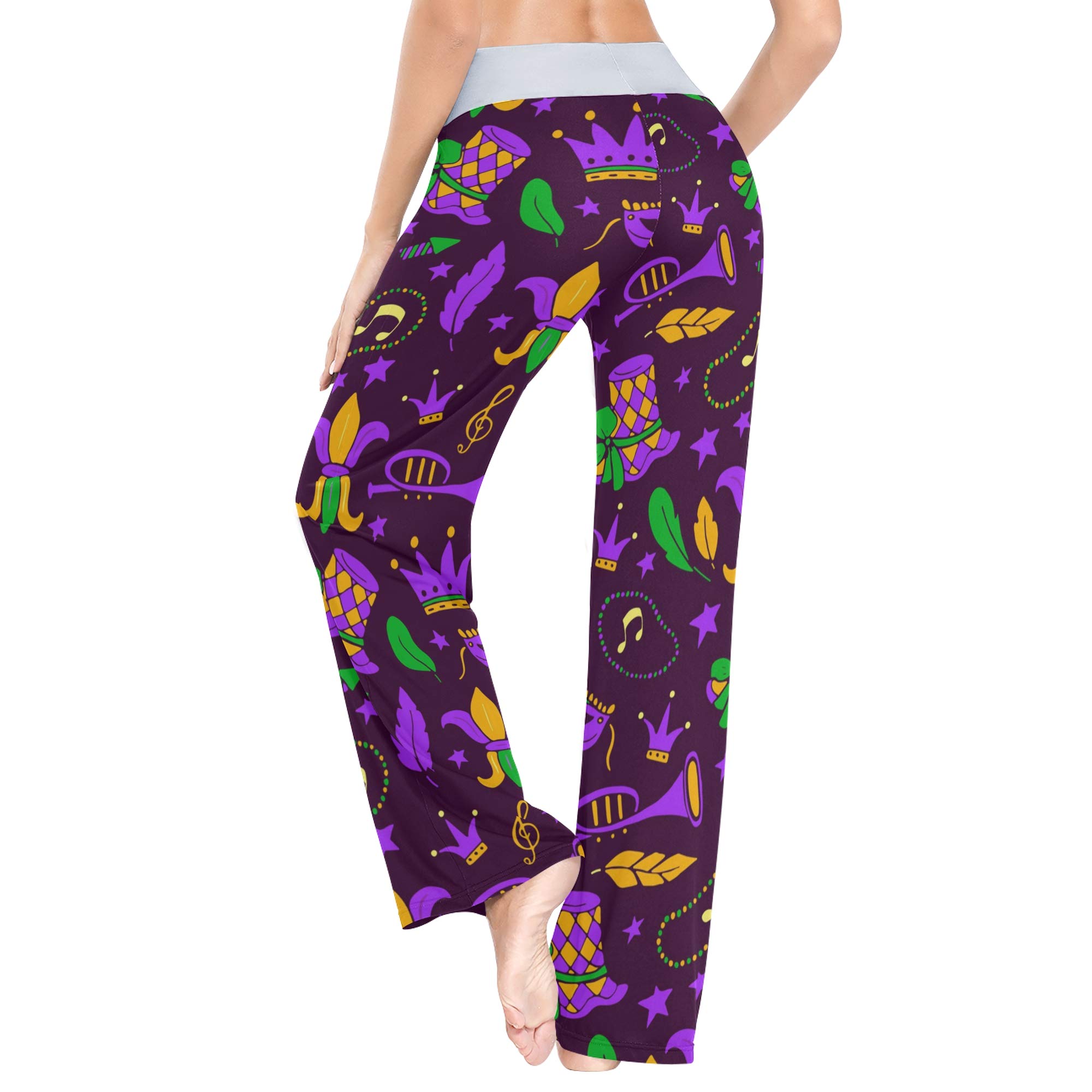 Women's Loose Casual Comfy Pajama Pants with Drawstring - Wide Leg Palazzo Lounge Pants for Sleep, Yoga & Home Relaxation