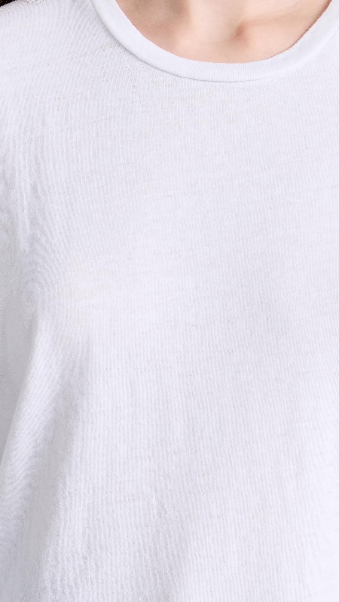 MOTHER Women's Long Sleeve Rowdy T-Shirt - Soft Cotton Casual Top for Everyday Wear | Perfect for Layering, Work, and Weekend Outfits