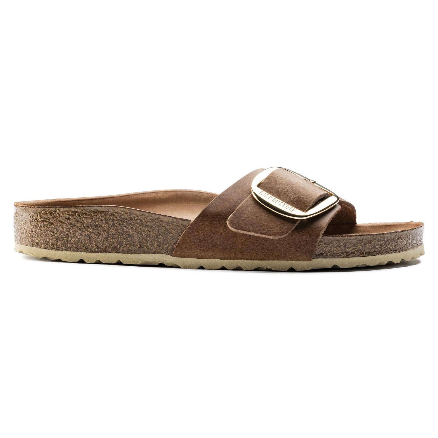 Madrid Big Buckle Sandals for Women - Comfortable Summer Slide Sandals with Adjustable Buckle | Perfect for Beach, Vacation & Casual Outfits