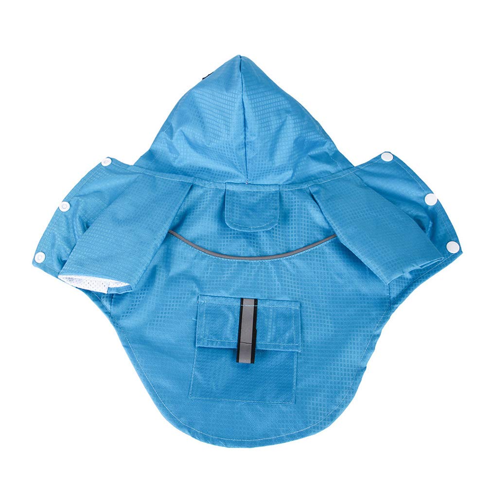 Waterproof Dog Raincoat with Hood & Leg Openings - Labrador, Dachshund & Cat Rain Poncho for Small to Large Pets - Perfect for Walking, Hiking & Outdoor Adventures in Wet Weather