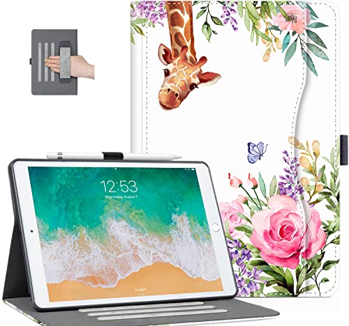 Pencil holder& Pocket(Flowers Giraffe)
