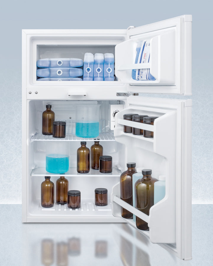 Accucold 19-Inch Wide Compact Refrigerator Freezer - CP351WLLF2PLUS2 - Perfect for Dorm, Office, or Small Apartment Use