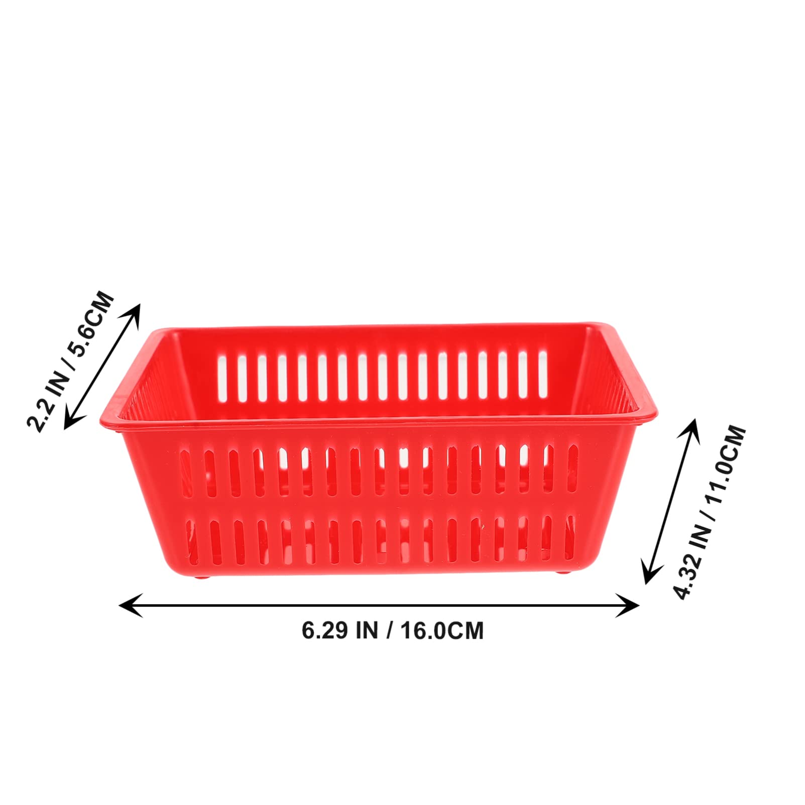 7pcs Plastic Coin Storage Baskets - Small Organizer Bins for Kitchen, Bathroom & Office