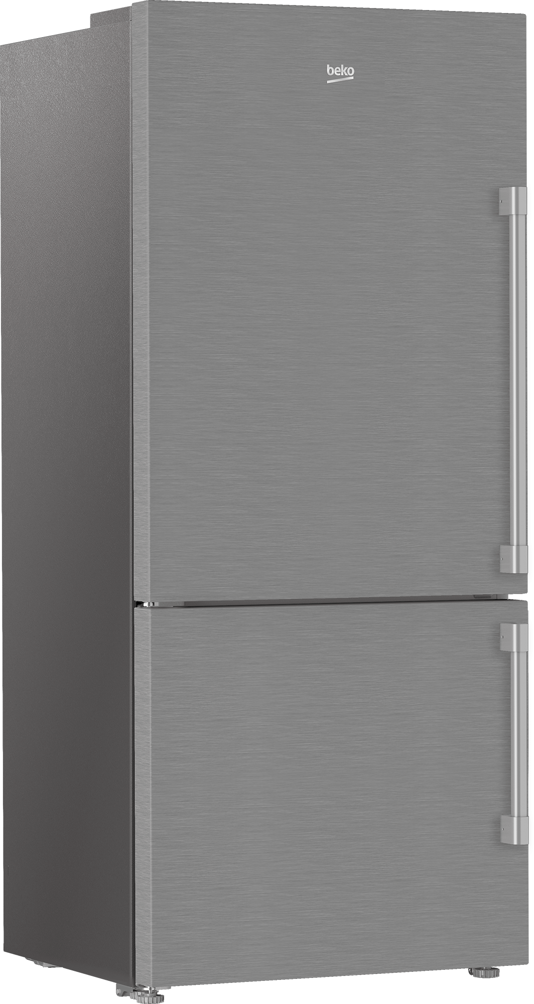 Beko BFBF30216SSIML 30-Inch Stainless Steel Bottom Freezer Refrigerator - Energy Efficient, Spacious for Kitchen & Home Storage