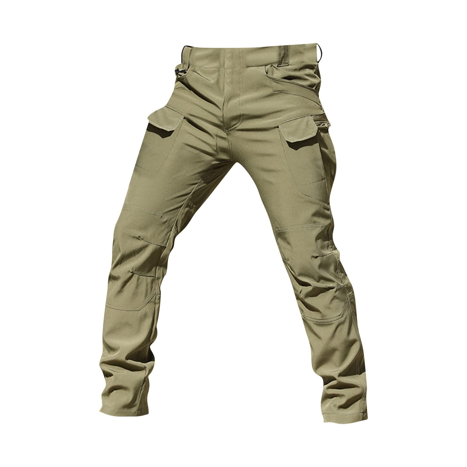 **Men's Slim-Fit Cargo Pants - Military Tactical Outdoor Hiking Pants with Multiple Pockets | Straight Leg Combat Pants for Casual Wear & Adventure**    *(Perfect for Hiking, Camping, Travel & Everyday Casual Style)*