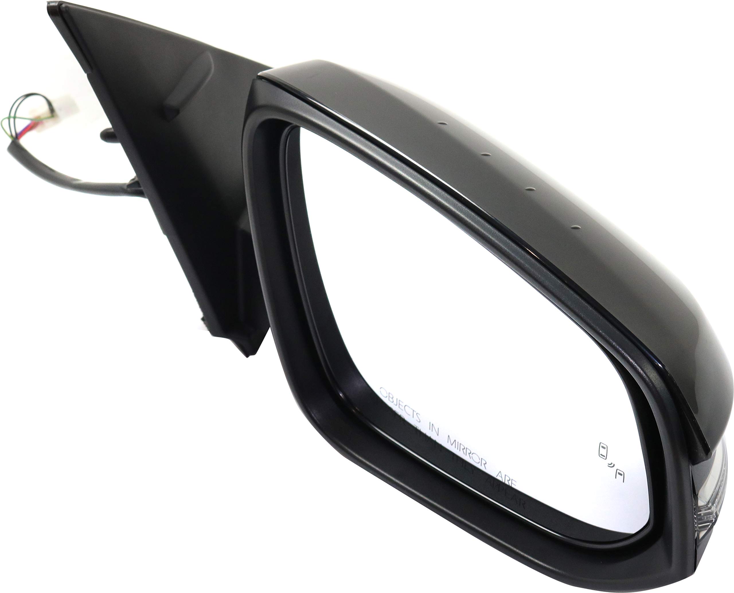 Heated Power Glass Side Mirror with Blind Spot Detection for 2013-2015 Toyota RAV4 Passenger Side - Garage-Pro Replacement Mirror with In-Housing Signal Light | Perfect for Night Driving and Parking Safety