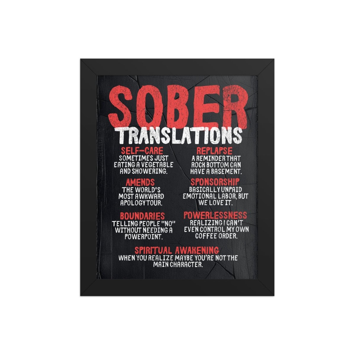 Sober Translations Vol. 3 Framed Wall Art - Modern Abstract Canvas Painting for Living Room, Bedroom & Office Decor