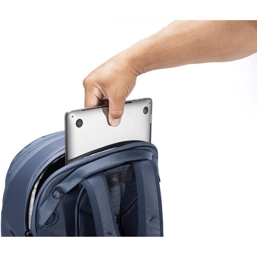 Peak Design 30L Travel Backpack - Waterproof Carry-On Backpack for Men & Women, Midnight Blue - Perfect for Air Travel, Hiking & Everyday Commute