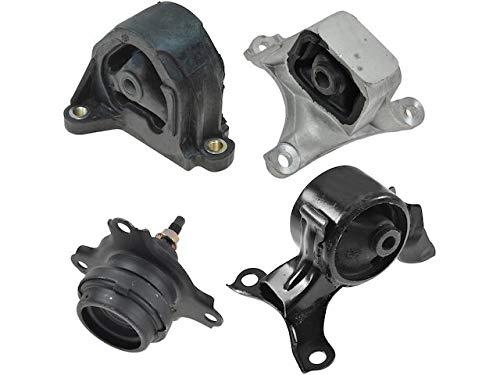 High-Quality Engine Mount and Transmission Mount Kit - 4 Piece Set for 2002-2006 Acura RSX 2.0L 4-Cylinder Manual Transmission | Durable Replacement Parts for Smoother Ride & Reduced Vibration | Perfect for Daily Driving and Performance Upgrades