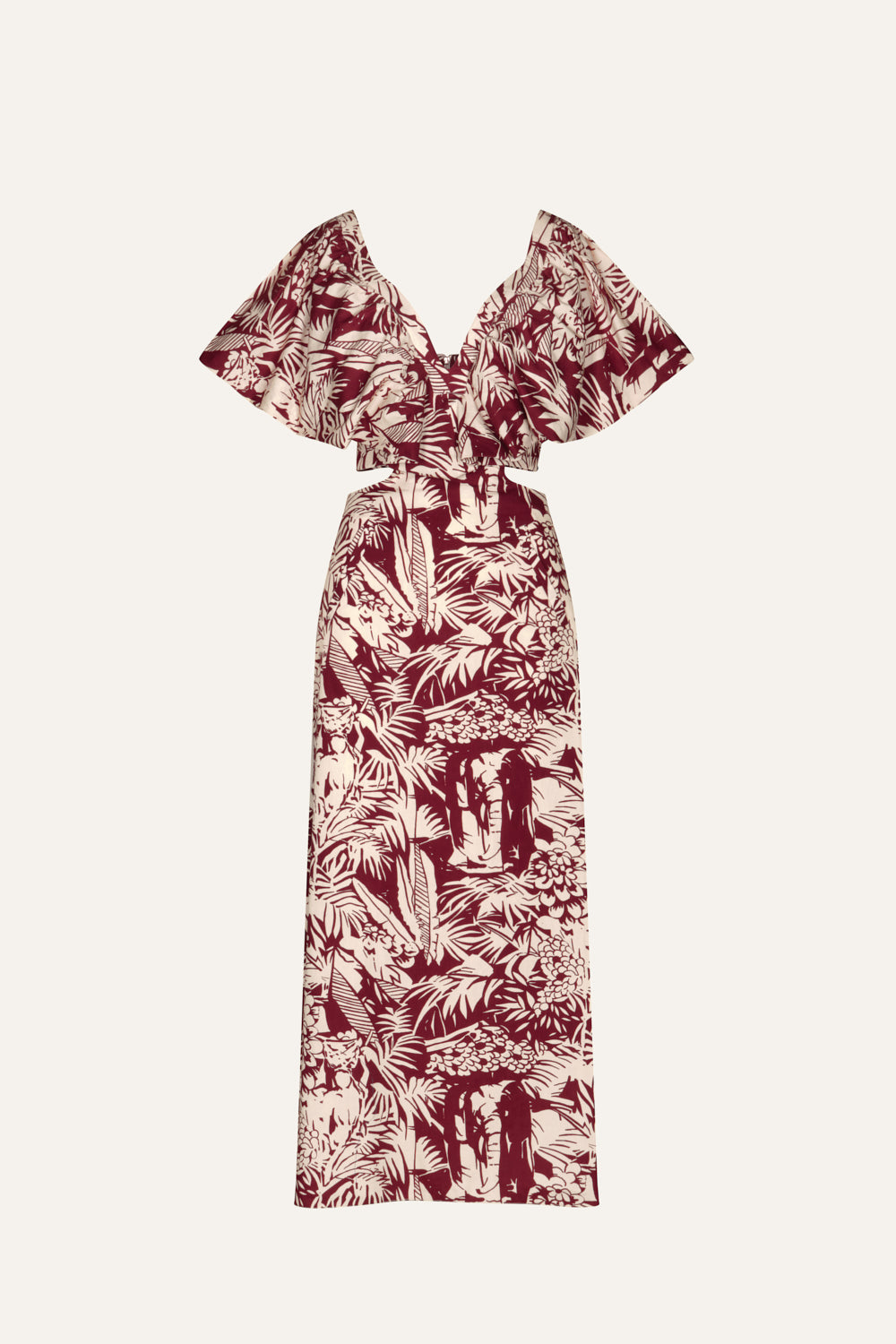 Eternal Jungle Dress - Stylish Floral Print Maxi Dress for Women | Perfect for Summer Vacations, Beach Getaways & Boho Fashion