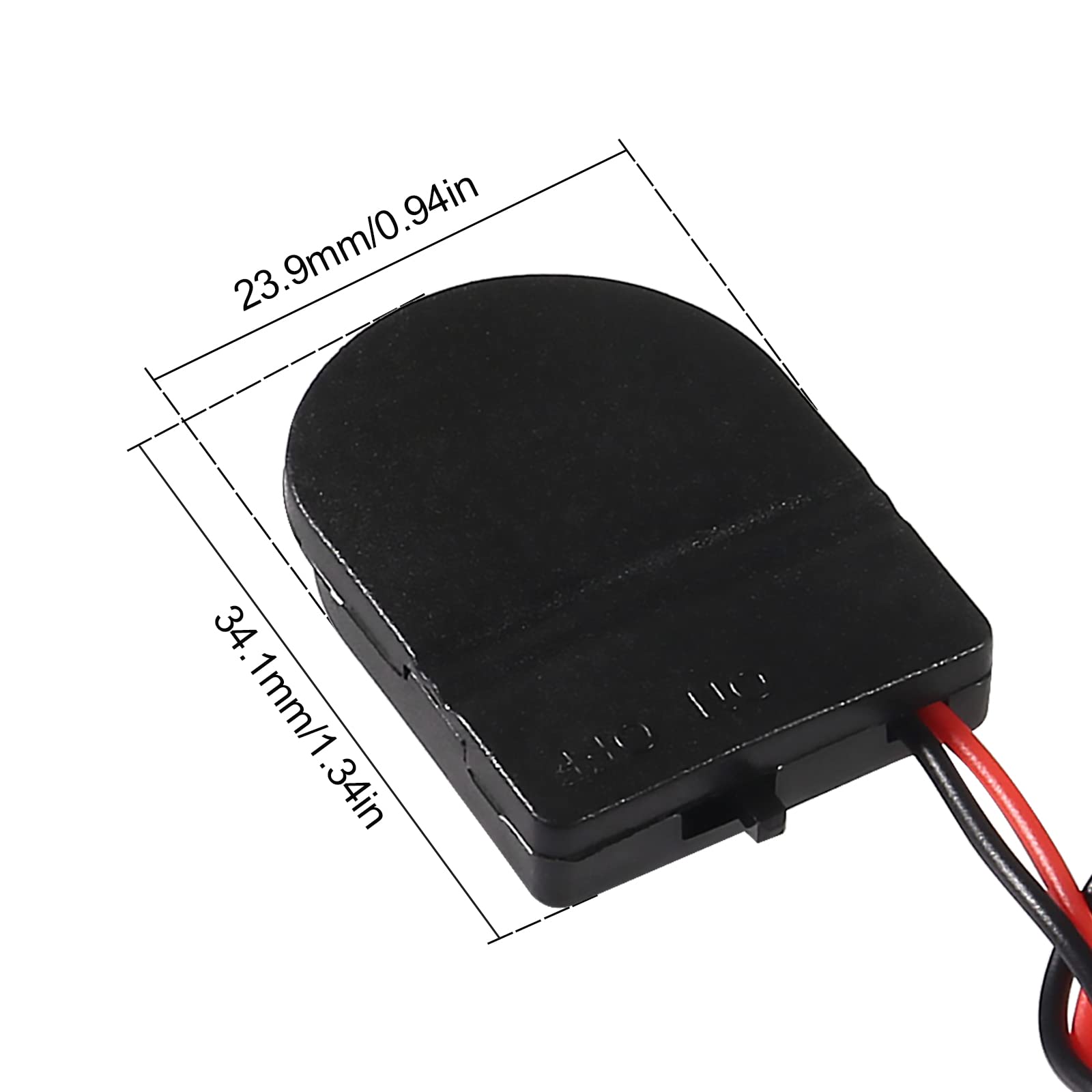 10pcs CR2032 Battery Holder with On/Off Switch - Coin Cell Battery Storage Box for DIY Electronics, Watches, and Key Fobs - Durable Plastic Container for Easy Battery Replacement