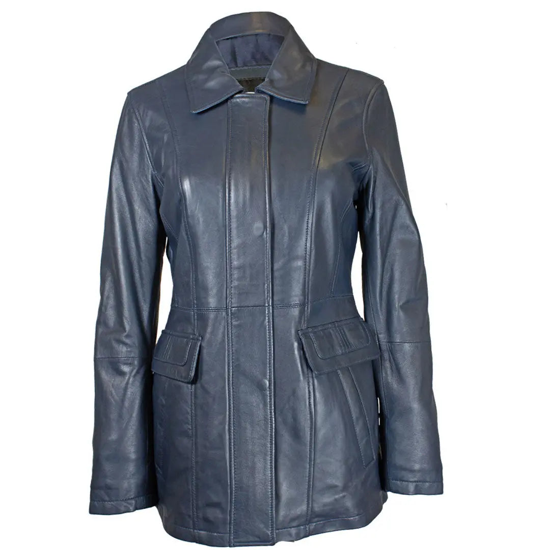 BOL Women's Princess Cut Leather Jacket - Stylish Faux Leather Motorcycle Jacket for Women, Fashionable Outerwear for Fall & Winter - Perfect for Casual Outfits, Night Out, and Biker Chic Looks