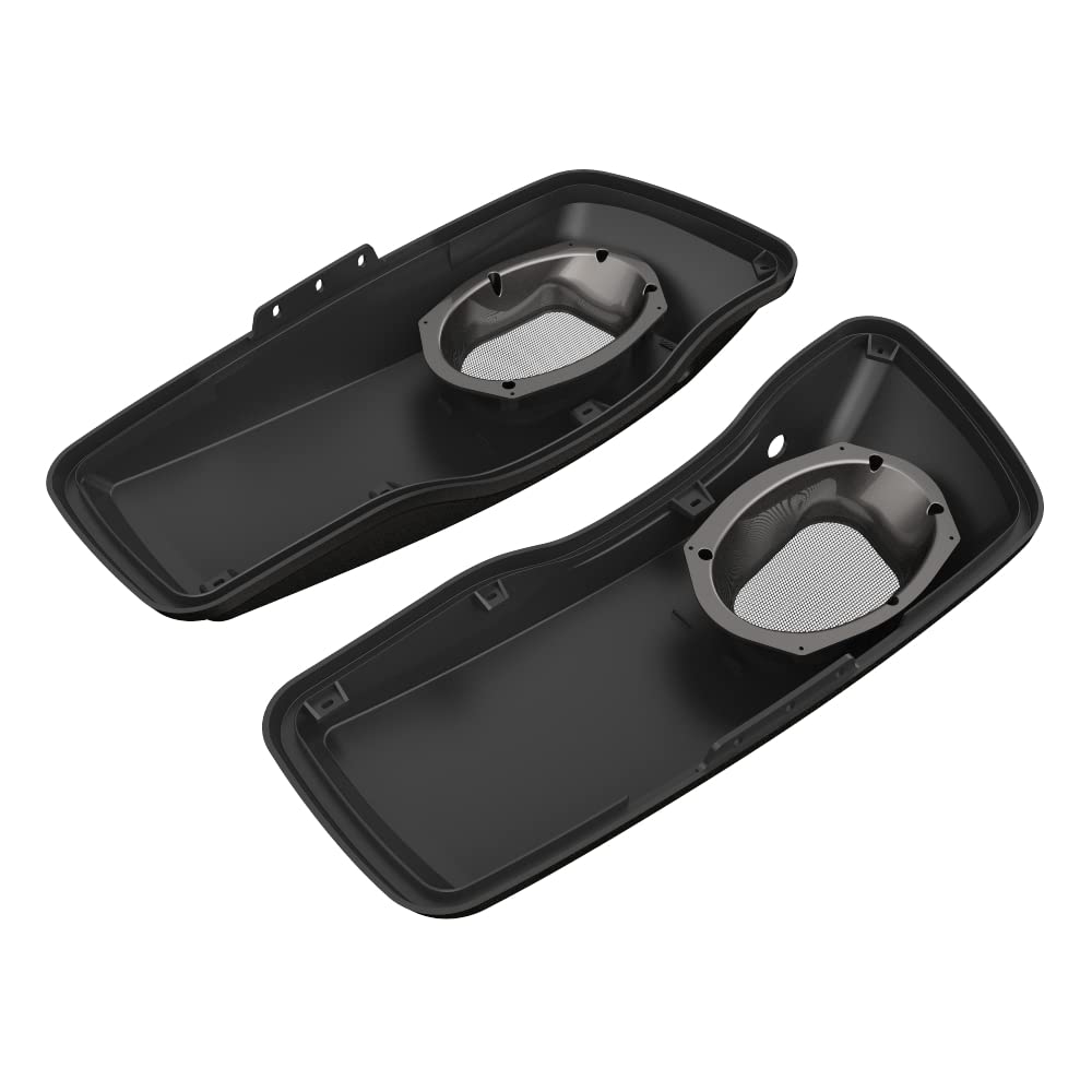 Premium Color-Matched 6x9 Saddlebag Speaker Lids for 2014+ Harley Davidson Touring Bikes - Perfect for Road Trips & Custom Audio Upgrades
