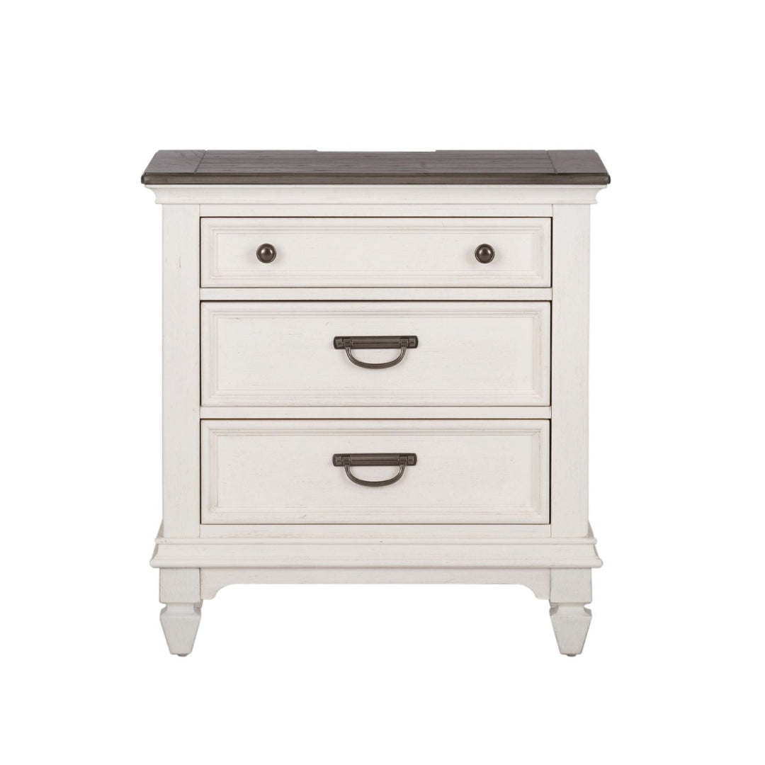 Modern Nightstand with Drawer - Allyson Park Bedside Table for Bedroom, Living Room & Office - Stylish Storage End Table with Shelf (Espresso Finish) - Perfect for Small Spaces, Apartments & Dorms