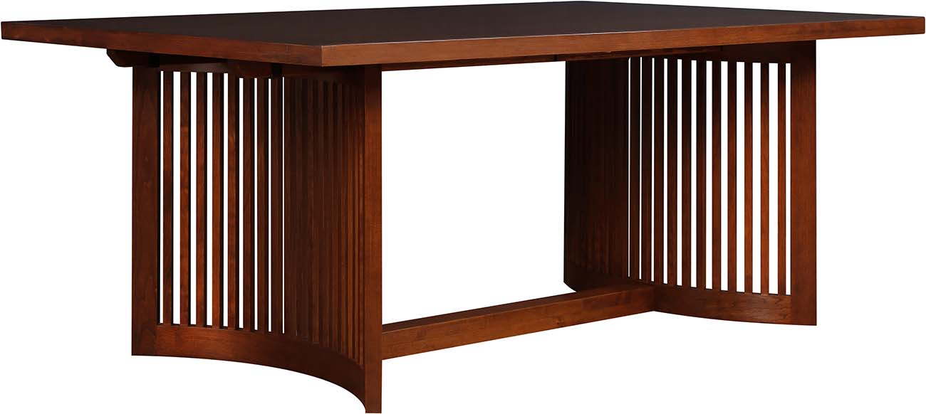 Park Slope Trestle Dining Table - Solid Wood Farmhouse Table for Dining Room | Perfect for Family Gatherings & Dinner Parties