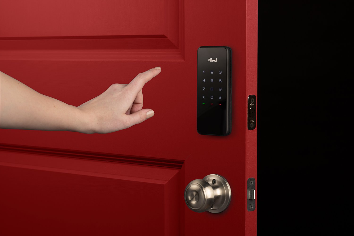 Alfred DB1 Smart Lock with Bluetooth & Z Wave Technology - Secure Keyless Entry for Home, Office & Vacation Rentals