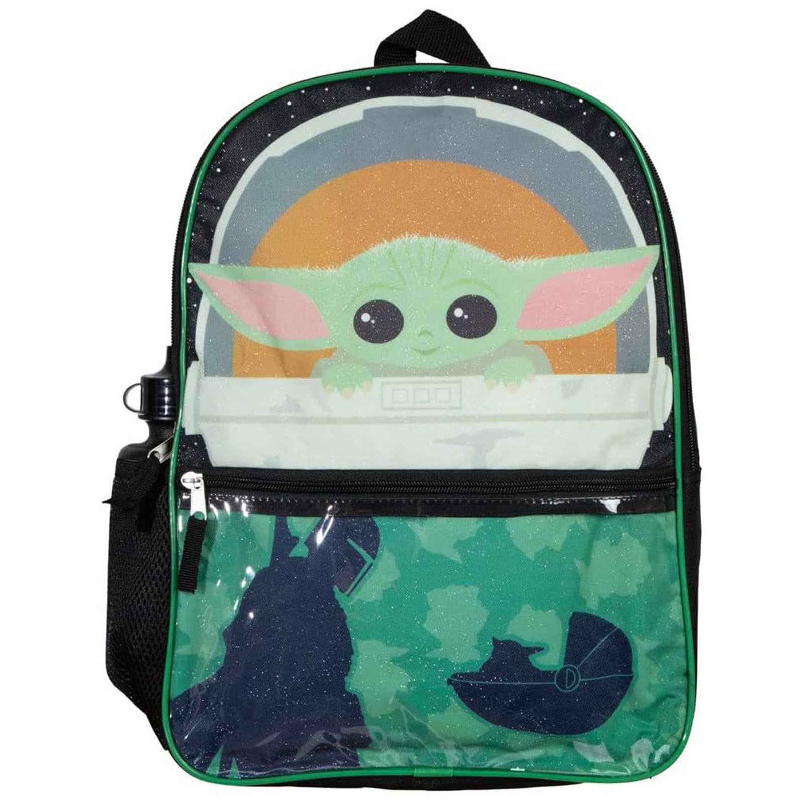 Official Star Wars The Mandalorian The Child Backpack Set - Grogu Themed School Bag & Lunch Box for Kids - Perfect for School, Travel & Cosplay
