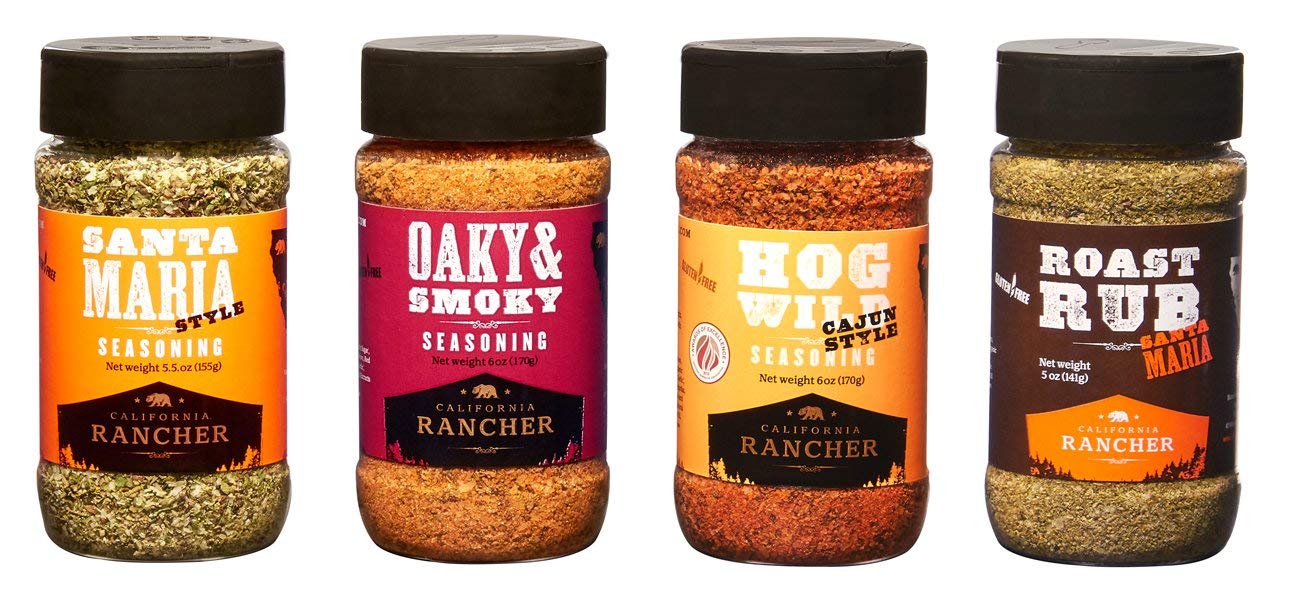 California Rancher Ultimate BBQ Seasoning Set - Premium Smoker & Grill Rubs, Gourmet Spices for Steak, Ribs & Chicken | Perfect for Backyard BBQs, Tailgating & Home Cooking