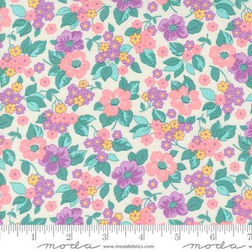 Moda 30's Playtime Fabric Charm Pack - 5 Pre-Cut Quilting Squares for DIY Sewing, Patchwork & Craft Projects | Perfect for Quilts, Bags & Home Decor