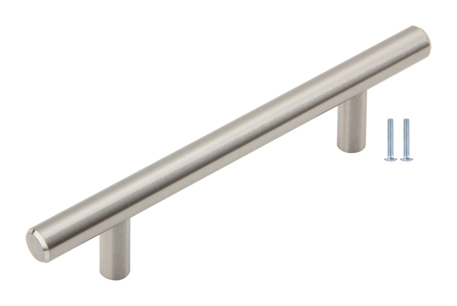 Silverline Hardware 100 Pack Brushed Satin Nickel Cabinet Handles - 3-3/4