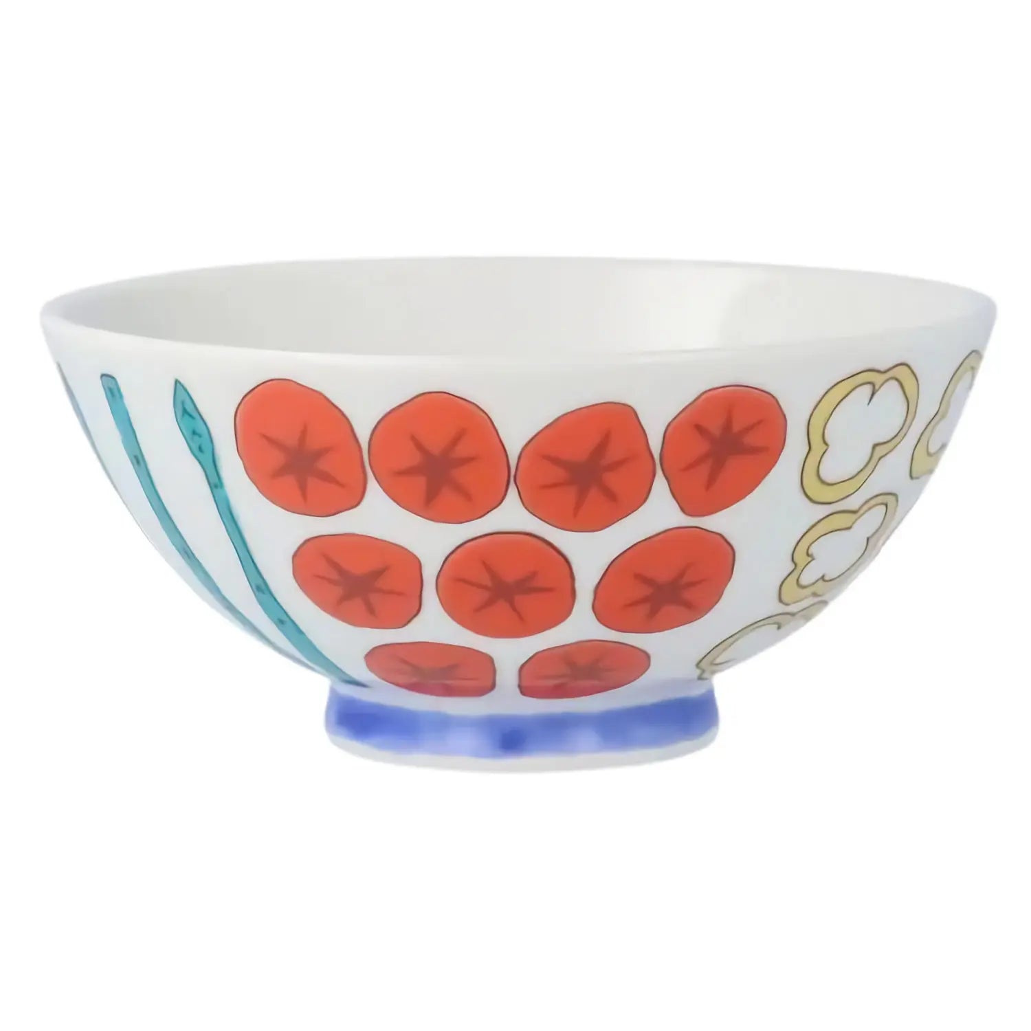 Premium Harekutani Porcelain Rice Bowl Set - Elegant Japanese Ceramic Dish for Rice, Soup, Salad & Sides - Perfect for Asian Dining, Home Kitchen & Restaurant Use