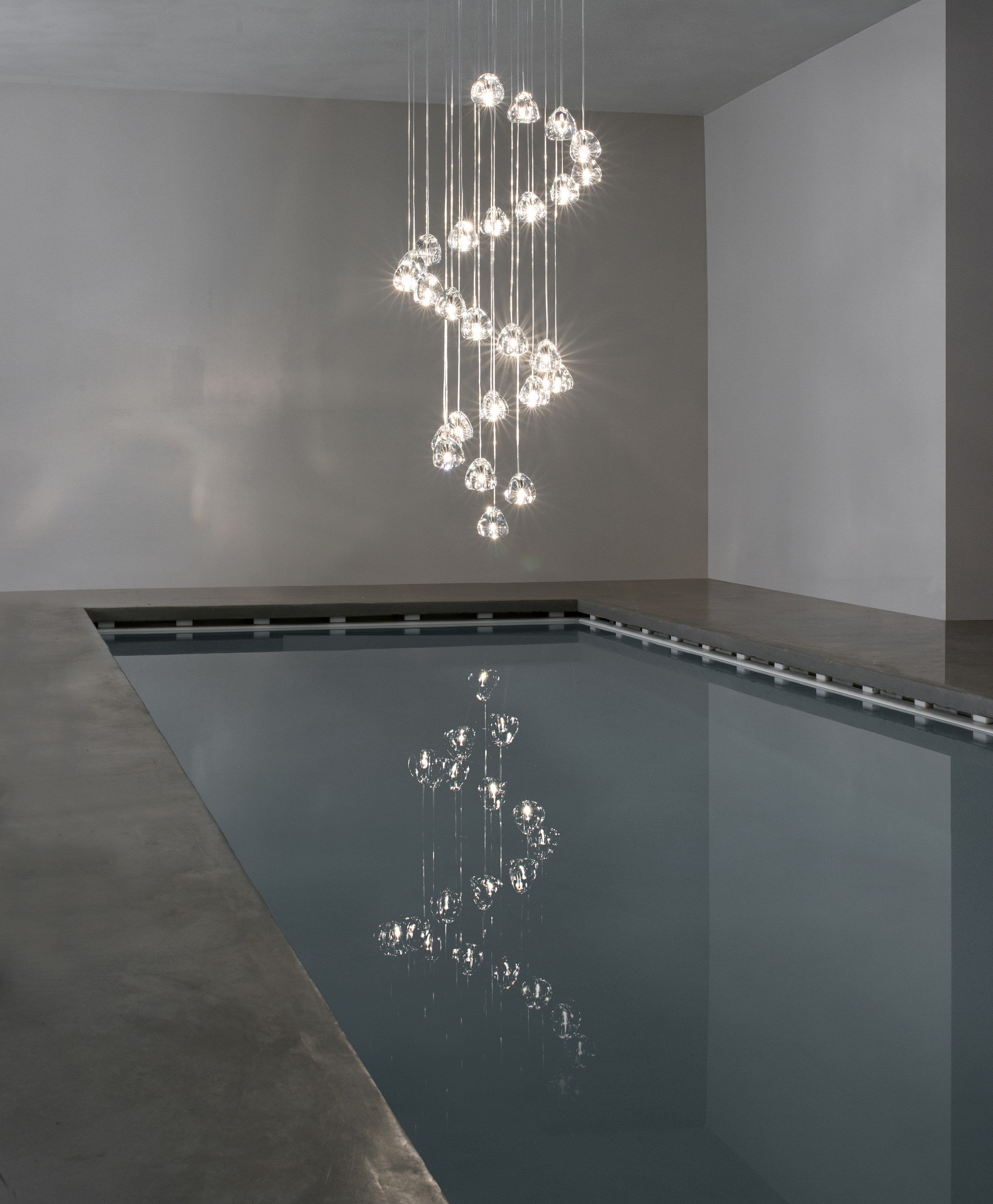 Elegant Crystal Pendant Light - Modern Chandelier for Dining Room, Bedroom & Living Room Decor - Dimmable LED Hanging Lamp for Home & Office Lighting