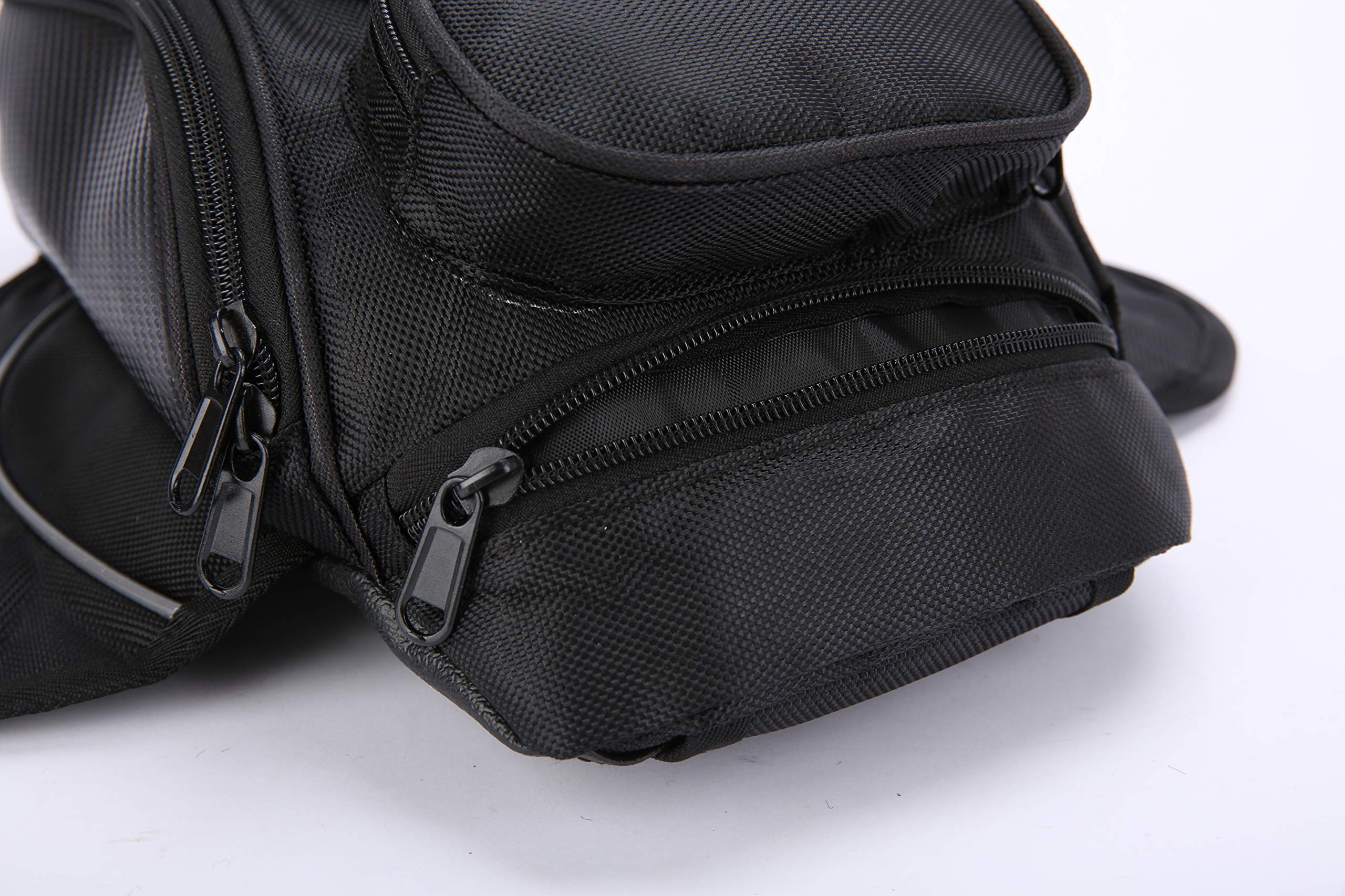 Waterproof Magnetic Motorcycle Tank Bag - Large Window, Super Strong Magnets for Honda, Yamaha, Suzuki, Kawasaki & Harley - Perfect for Road Trips & Commuting