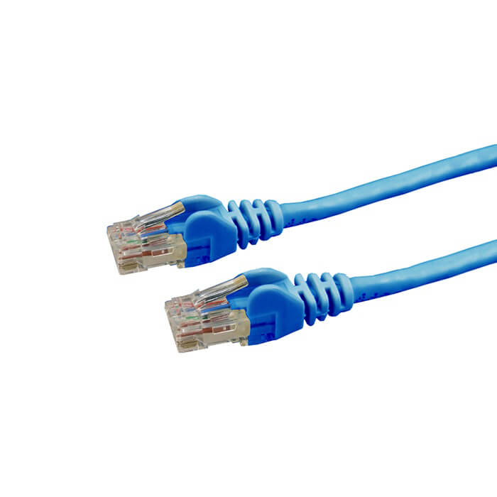 High-Speed Cat6 Ethernet Cable Blue UTP Patch Cord 0.5M (1.6ft) - Reliable Network Connection for Home Office, Gaming & Streaming