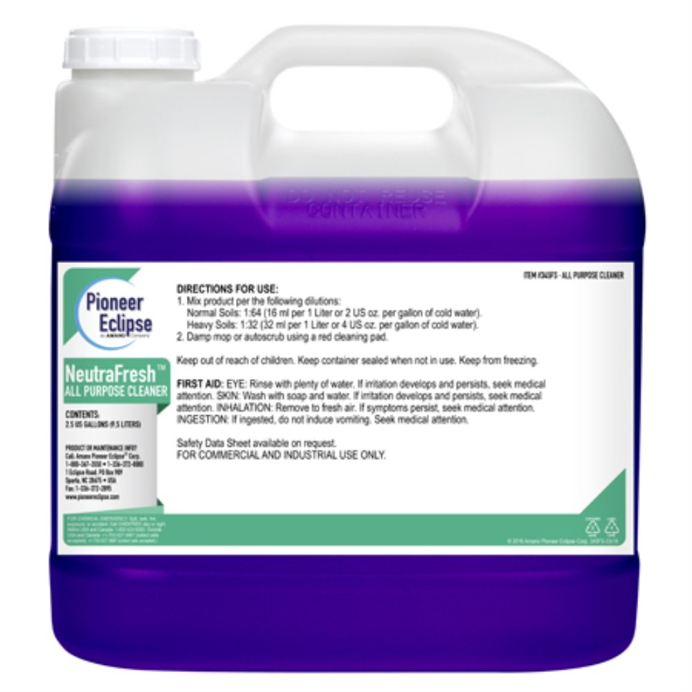 Pioneer Eclipse NeutraFresh All Purpose Cleaner - 1 Case (12 Bottles) - Multi-Surface Disinfectant for Kitchen, Bathroom, Floors - Safe for Pets & Kids