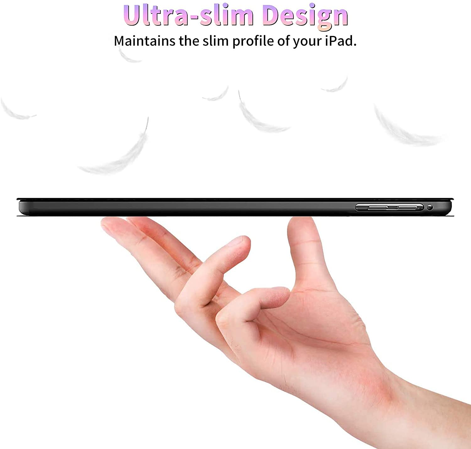 Durable Shockproof Protective Case for iPad 10.2 (8th/7th Gen 2020/2019), iPad Air 10.5 (2019) & iPad Pro 10.5 - Floral Design with Psalm 46:5 Quote - Perfect for Work, Travel, and Everyday Protection