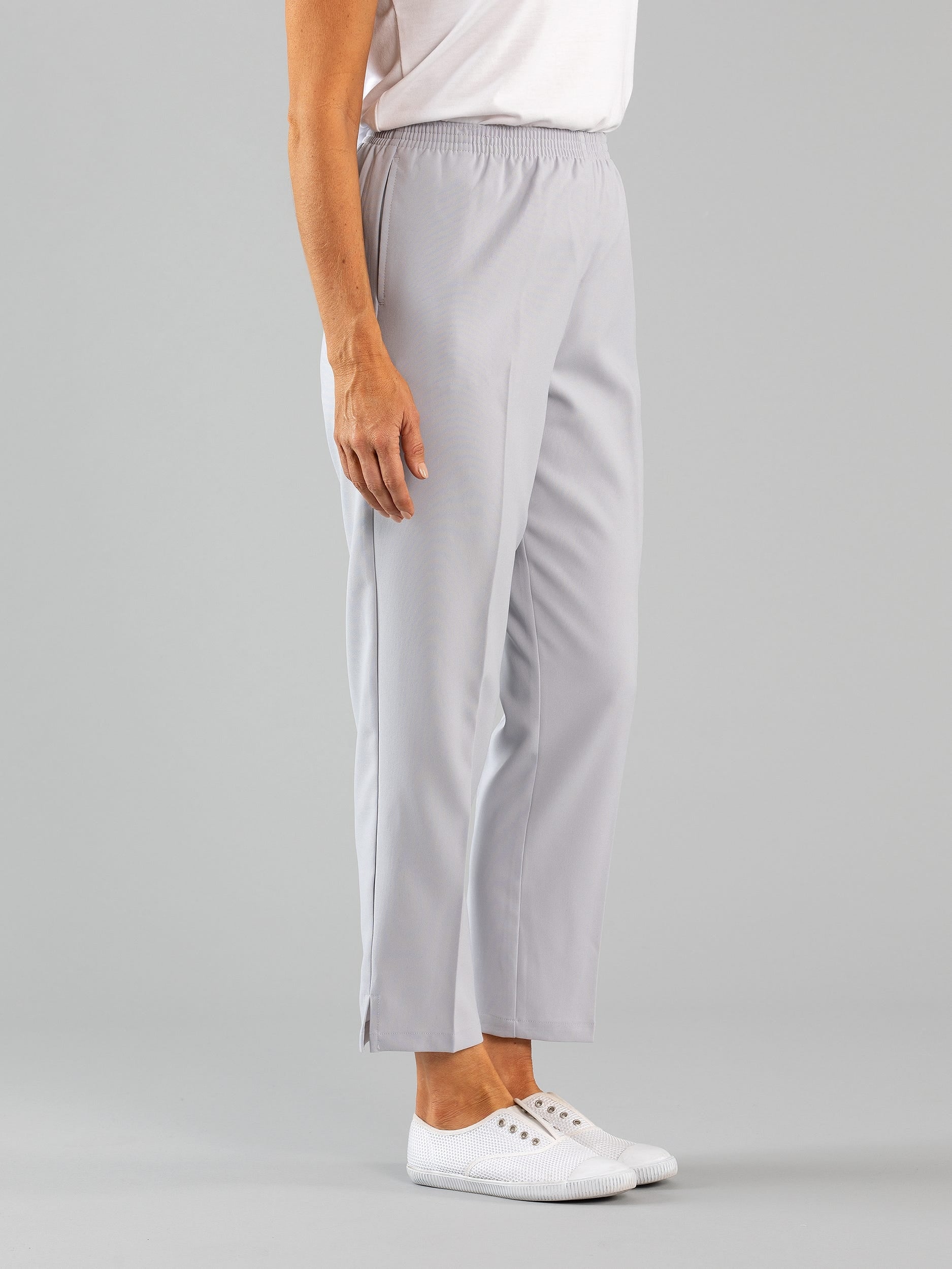 Bi Stretch Short Length Pants for Women - Comfortable & Stylish Casual Wear for Yoga, Running & Everyday Use