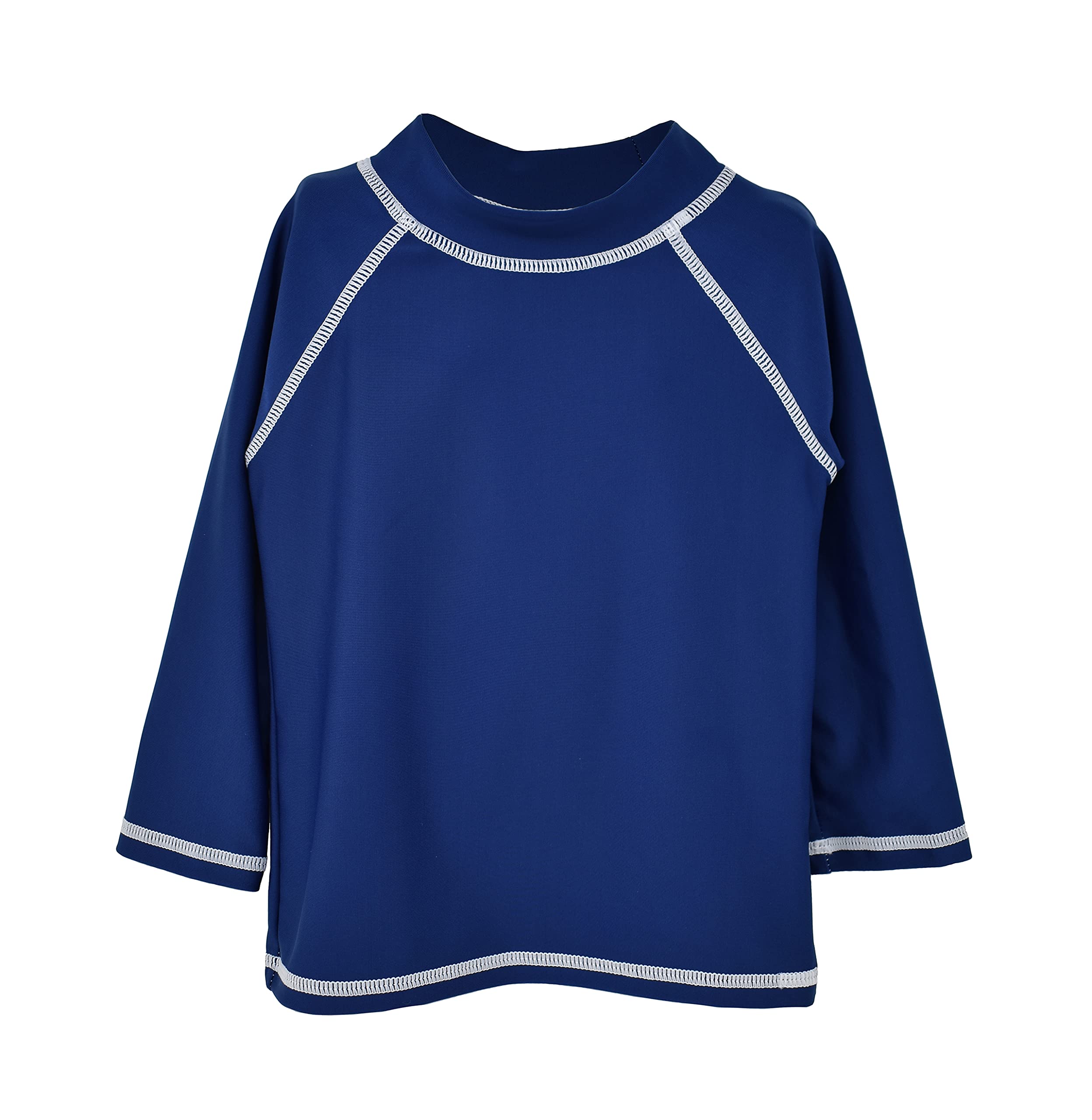 Baby Girls Colorblock Rash Guard Swimsuit - UPF 50+ Sun Protection for Toddler Beach & Pool Play