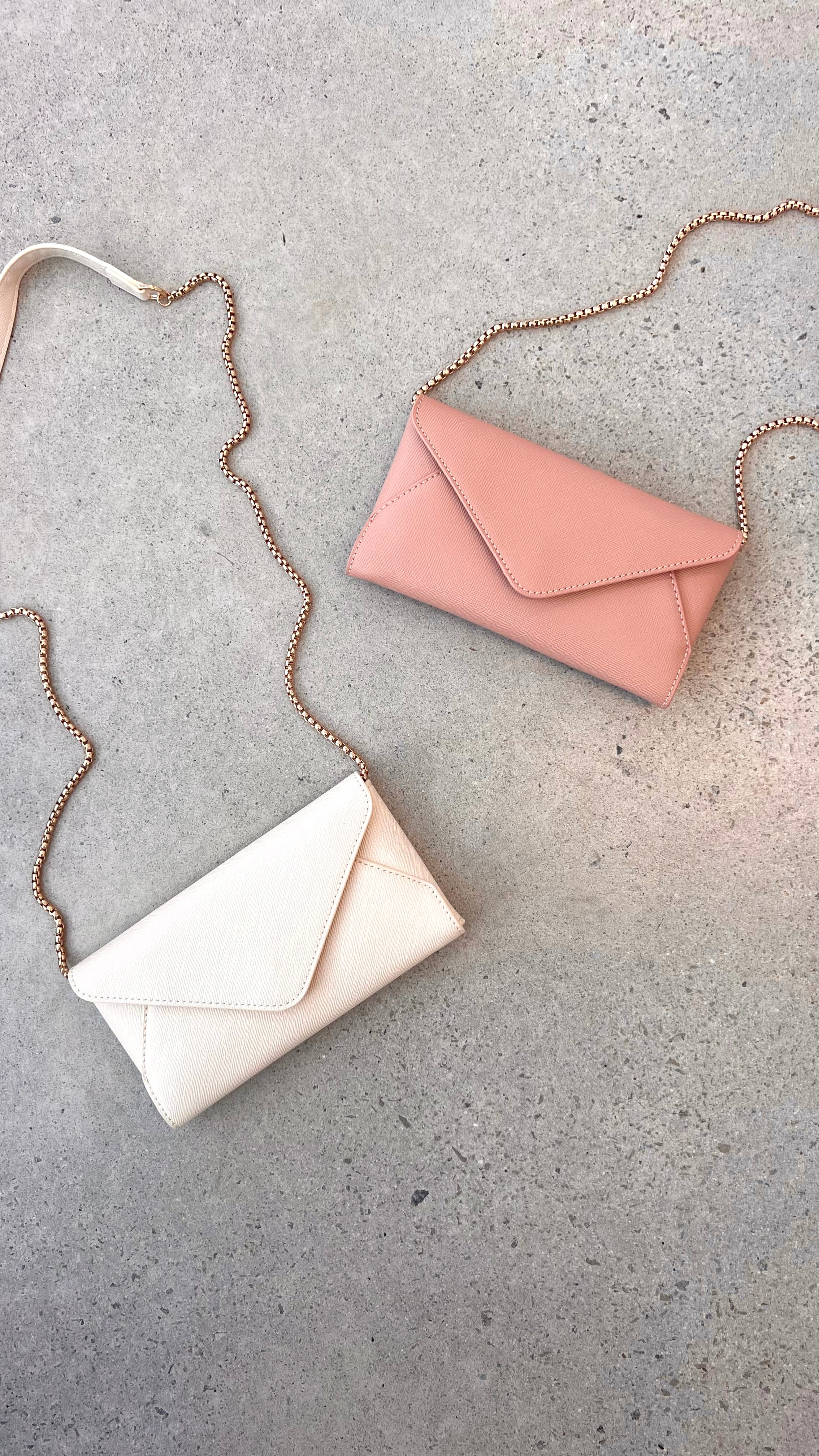 Carmen Envelope Crossbody Bag for Women - Elegant Cream Leather Shoulder Purse - Perfect for Work, Travel & Evening Outings