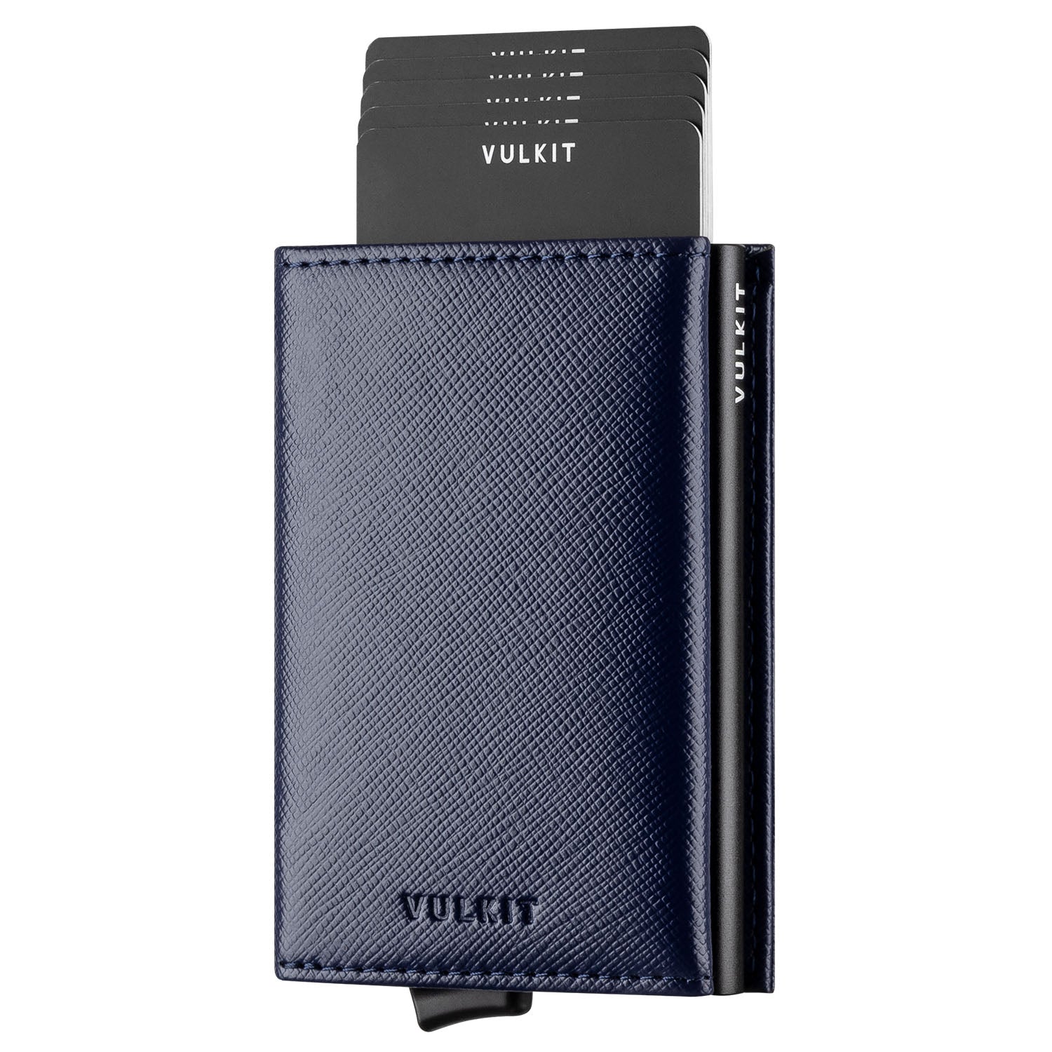 VC203 RFID Blocking Tri-Fold Wallet with Back Zipper Slot & Magnetic Closure - Slim Leather Wallet for Men, Perfect for Travel, Business & Everyday Use