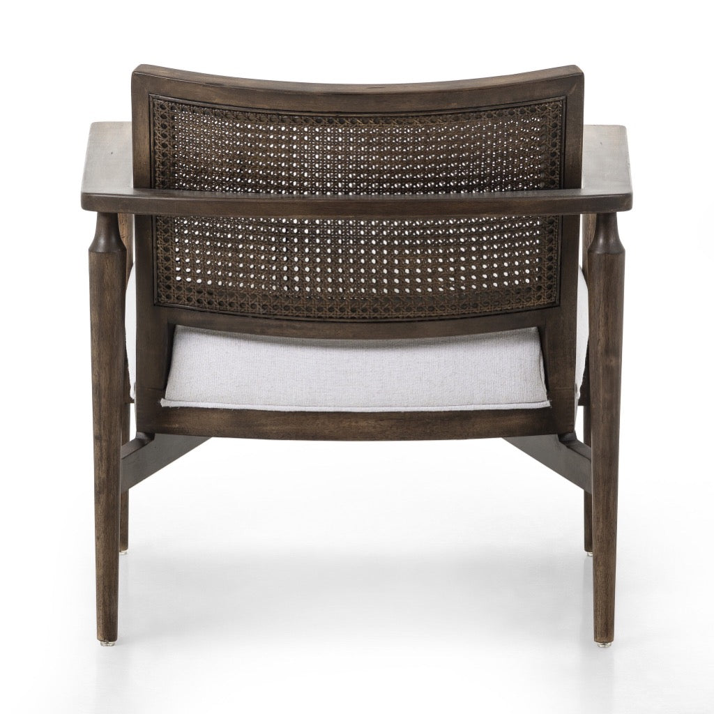 Xavier Chair Antwerp Bone - Modern Accent Chair for Living Room, Bedroom, or Office - Stylish and Comfortable Seating Furniture for Home Decor